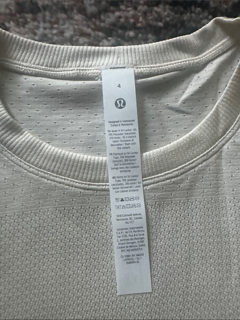 Lululemon Swiftly Perforated Stripe - Picture 2 of 3